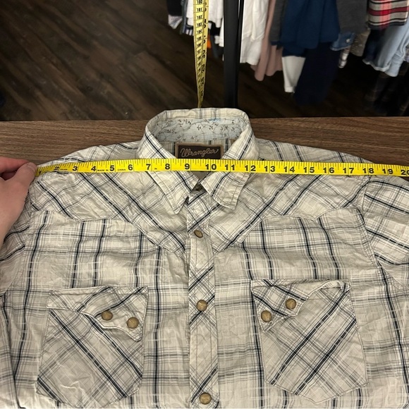 ❤️ Wrangler Retro Shirt L *flaw - Picture 8 of 11